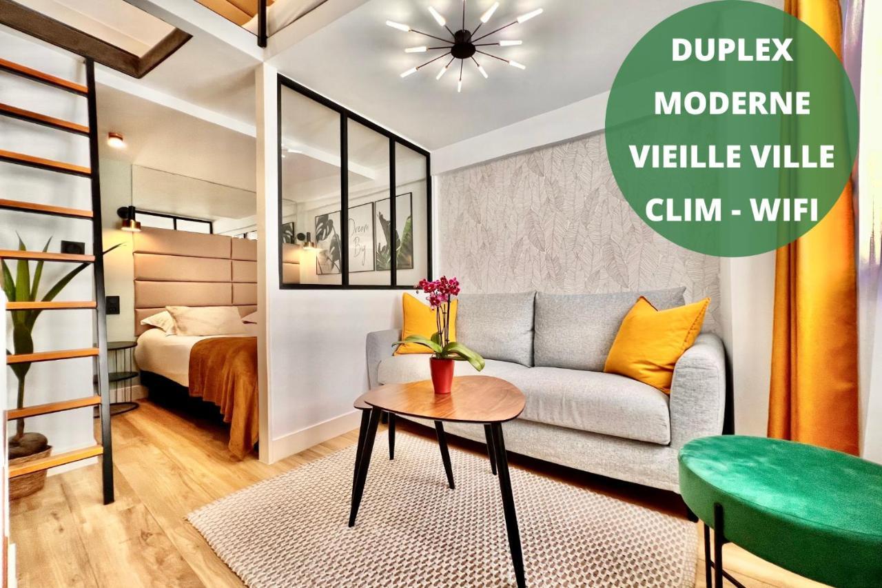 Duplex Le Gesu - Heart Of Old Town - Modern - Wifi - Clim Daire Nice Dış mekan fotoğraf