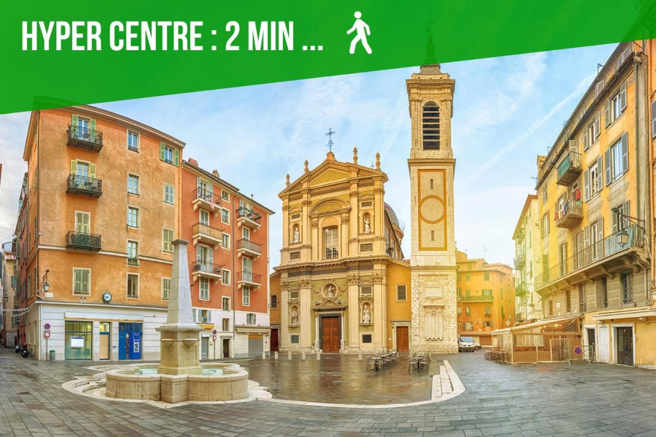 Duplex Le Gesu - Heart Of Old Town - Modern - Wifi - Clim Daire Nice Dış mekan fotoğraf